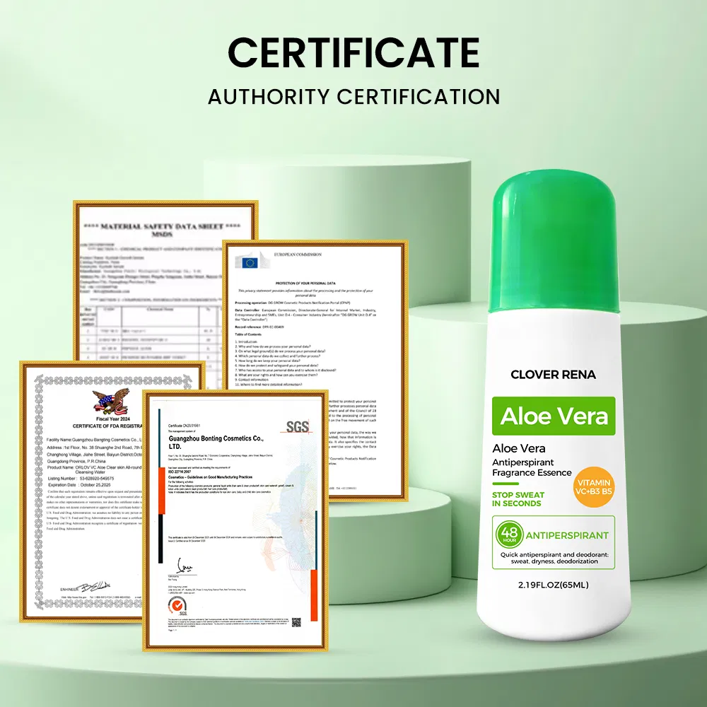 Wholesale Skin Care Organic Men Women Antiperspirant Aloe Vera Deodorant Stick Hypoallergenic Natural Deodorant with Probiotic