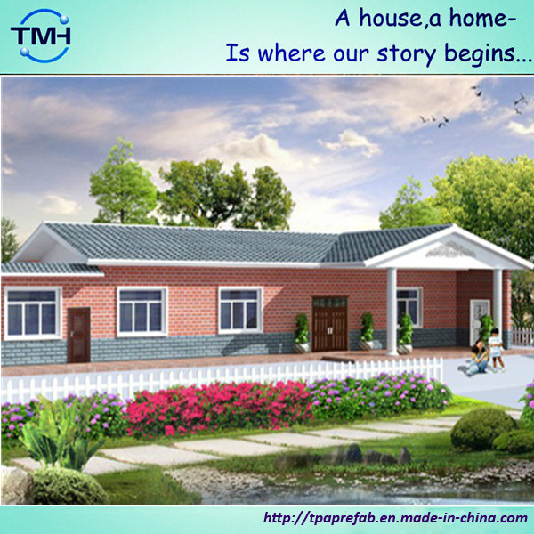 Prefabricated Luxury Tiny Building Customized Modern Design Light Steel Villa House with Garage