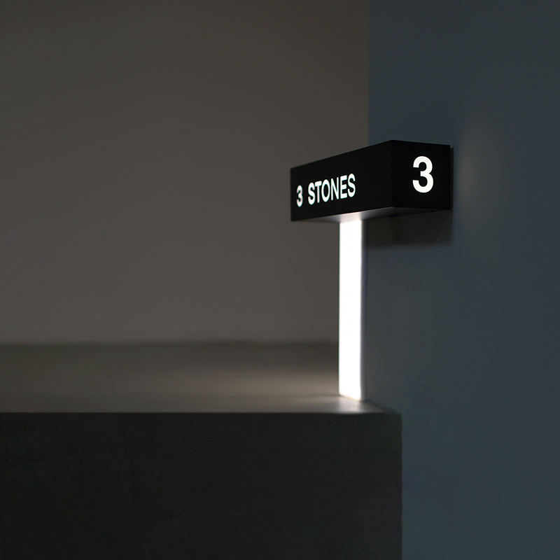 LED Custom Logo Round/Square Light Box Wall Mounted Sign Board Outdoor, LED Advertising Rotating Light Box