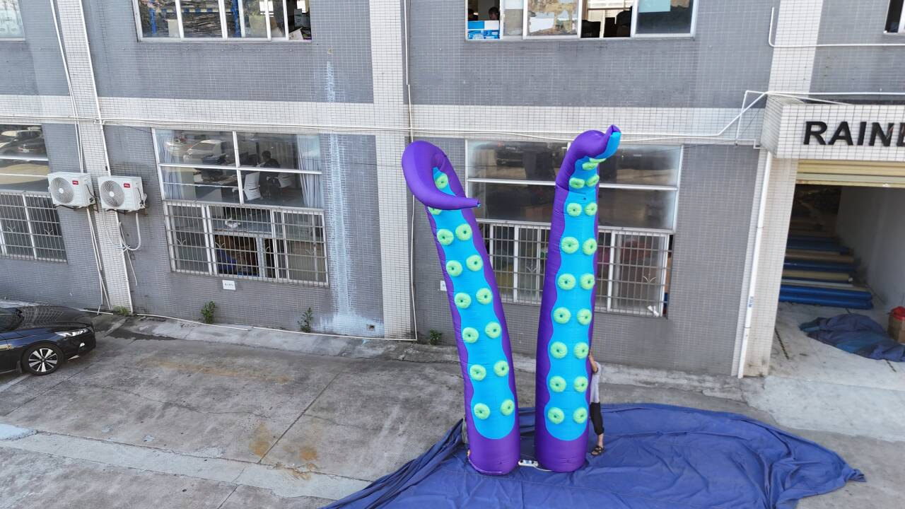 Inflatable Octopus-Tentacle Advertisement with Light for Event Attraction