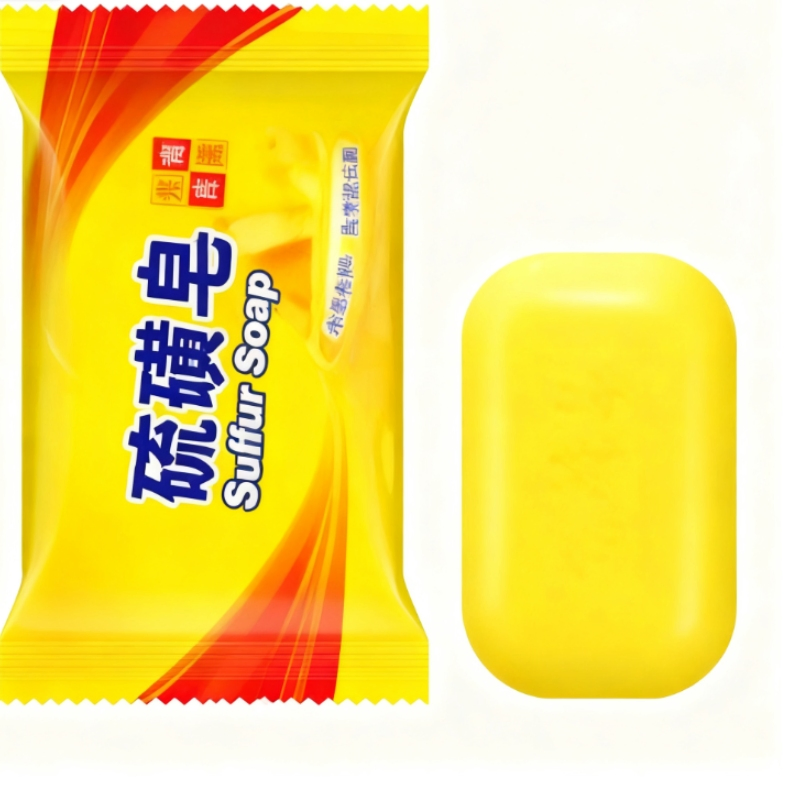 High-Quality Sulfur Formula Deep Cleansing Skin Nourishing Bath Soap
