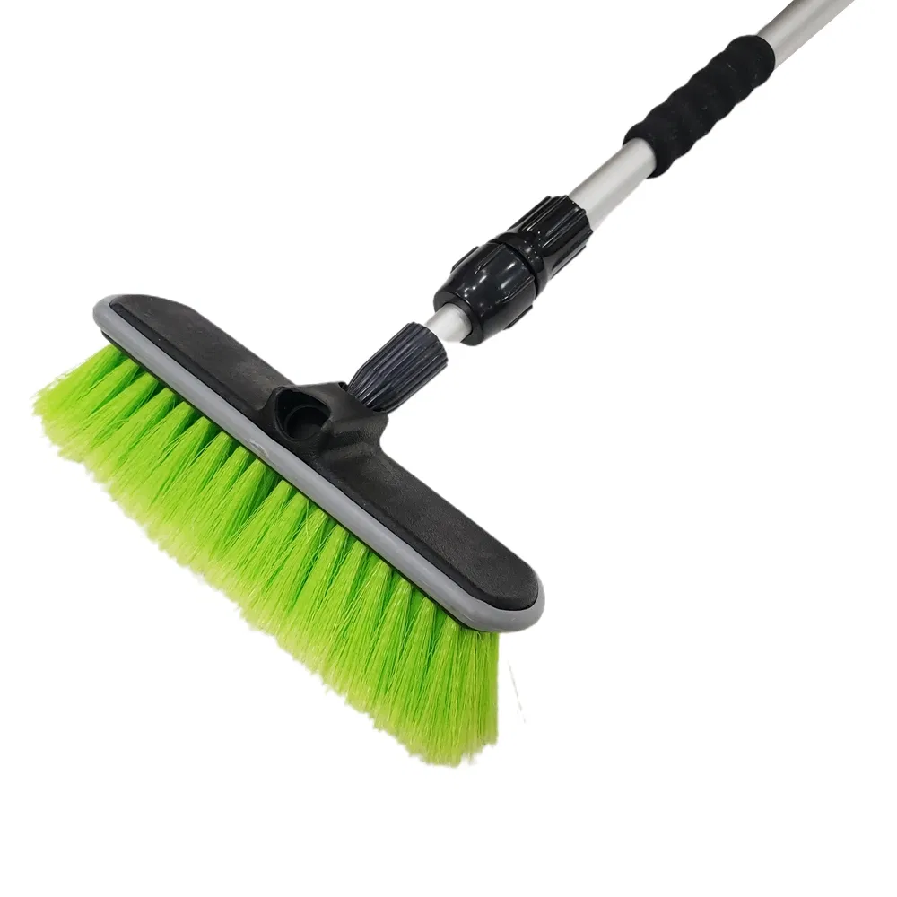 on/off Switch Van Soft Washing Floor Butterfly Brush with Telescopic Handle