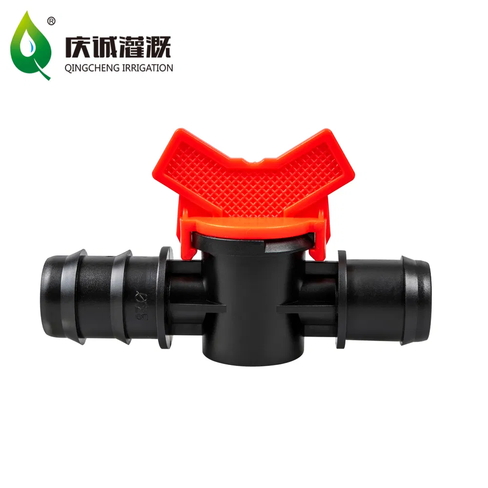 Plastic Mini Valve Plastic Irrigation Threaded Water Valve for LDPE Pipe and Dripline