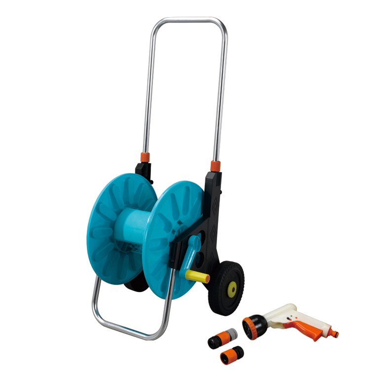 20 Meters Garden Hoses Reel for Home Use Aluminum Garden Cart