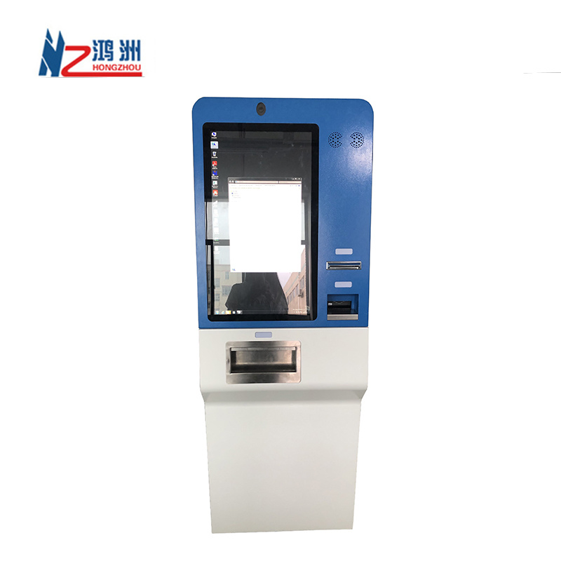 Best Sale 2D Qr Scanner Receipt Printer Cash Deposit Withdrawal Virtual Currency Exchange Machine ATM