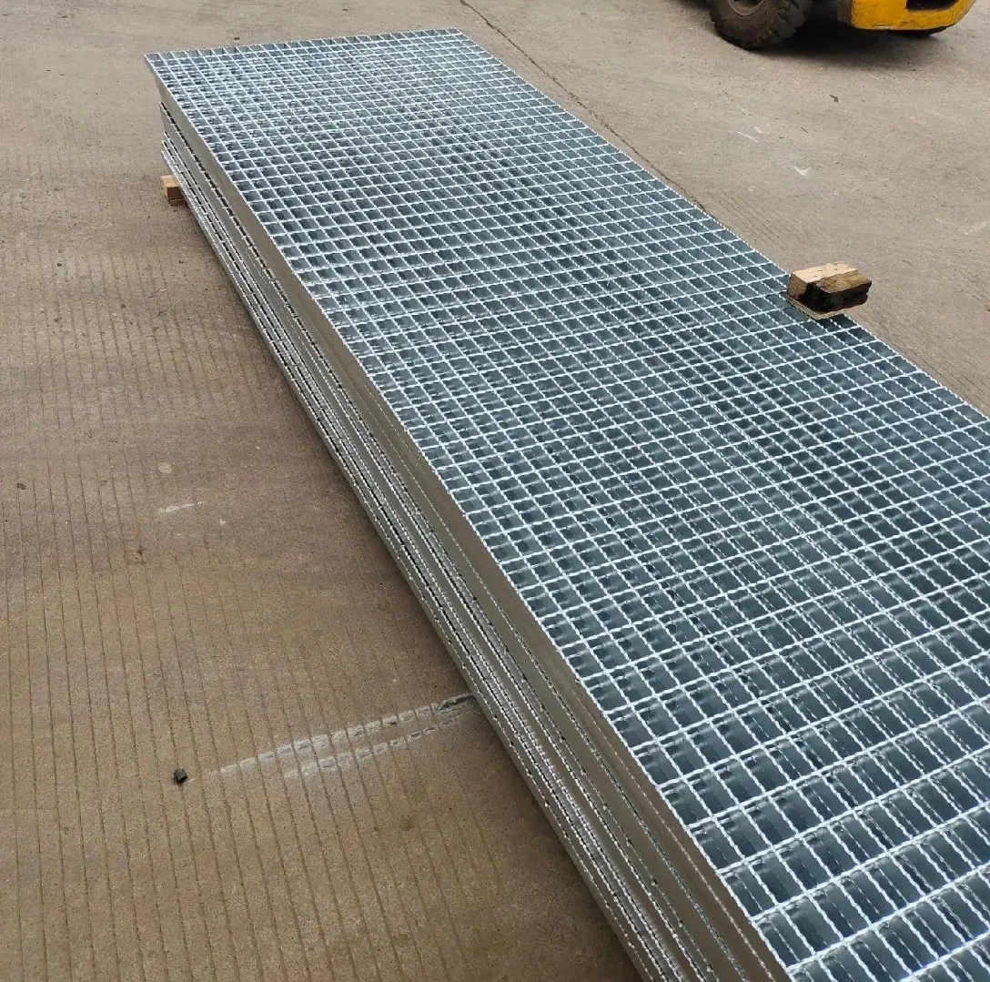 Building Material Hot DIP Galvanised Steel Bar Grating Pressed Steel Grating Drain Grate Trench Cover Stair Tread