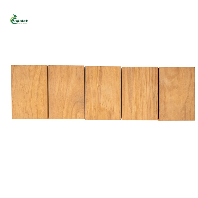 Eco Friendly Beautiful Grain Hardwood Patio Outdoor Solid Wood Flooring
