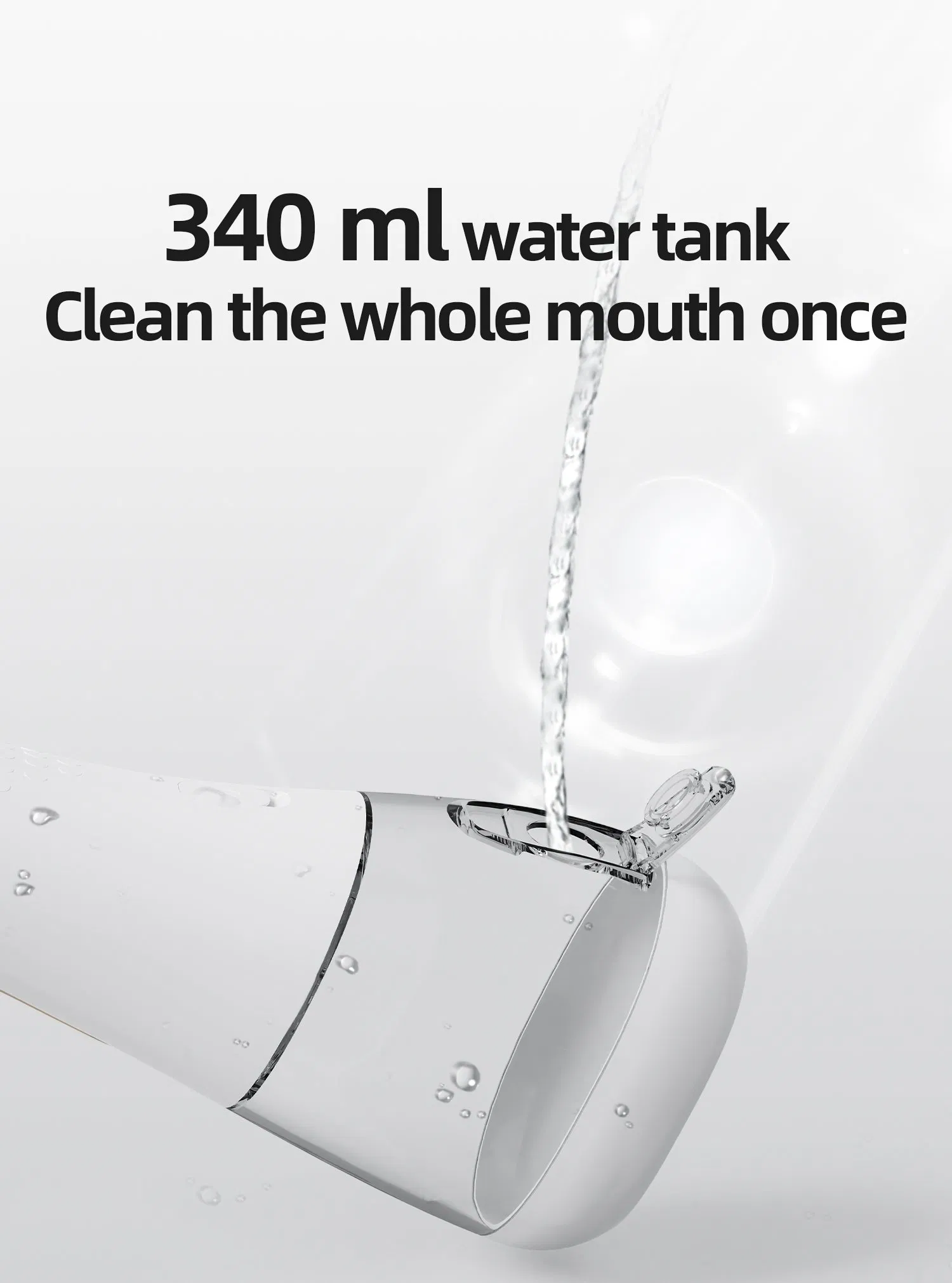 340ml Water Tank Irrigation Portable Water Flosser