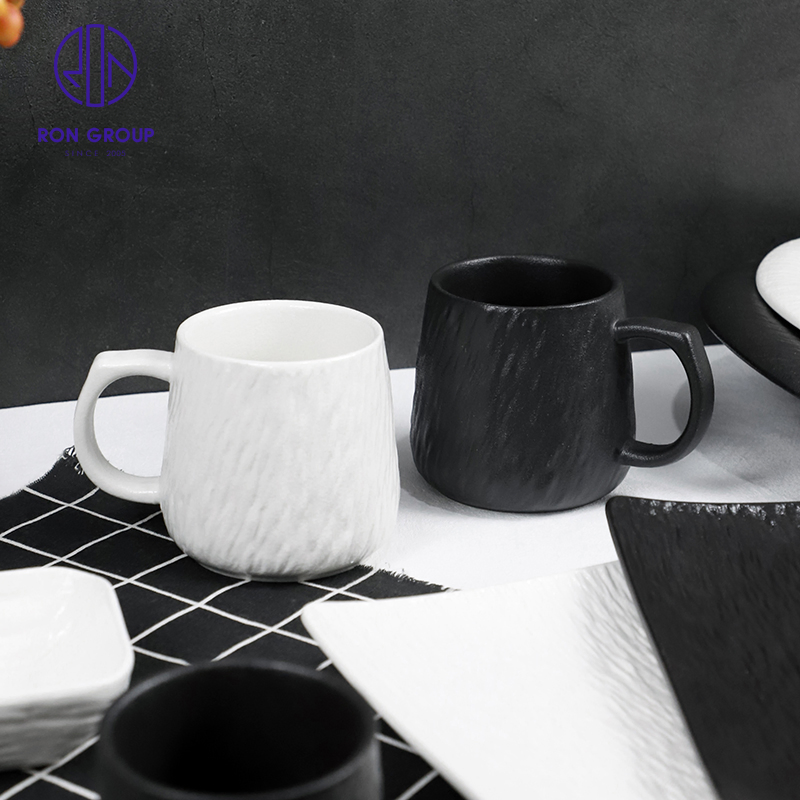 Wholesale Commercial Ceramic Porcelain Cappuccino Milk Tea Coffee Mug&Cup for Coffee Shop Restaurant Drinkware