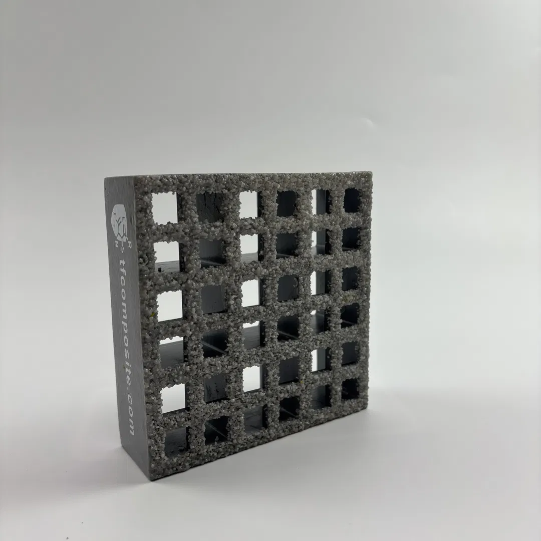 Industrial Grade Fiberglass Moulded Grating Mesh Panel Anti Slip Lightweight Strong Weather Resistant Heavy Duty Offshore Marine Oil Rig Deck