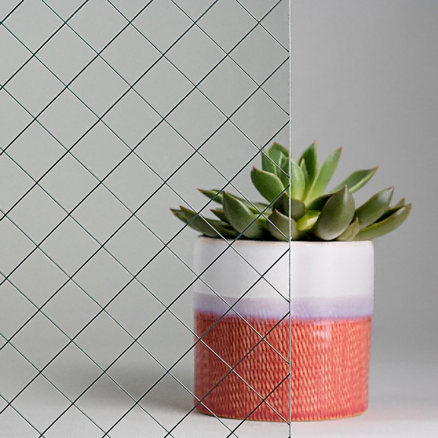 High-Quality Interior Design Wire Glass Used for Modern Decoration Art
