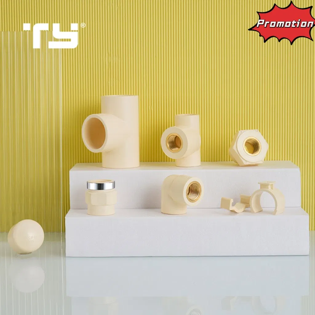 CPVC/PVC/PPR Pn25 DIN 8079/8080 Standard Pipe Fitting Elbow Couping Socket Union Male Female Adapter for Supply Water