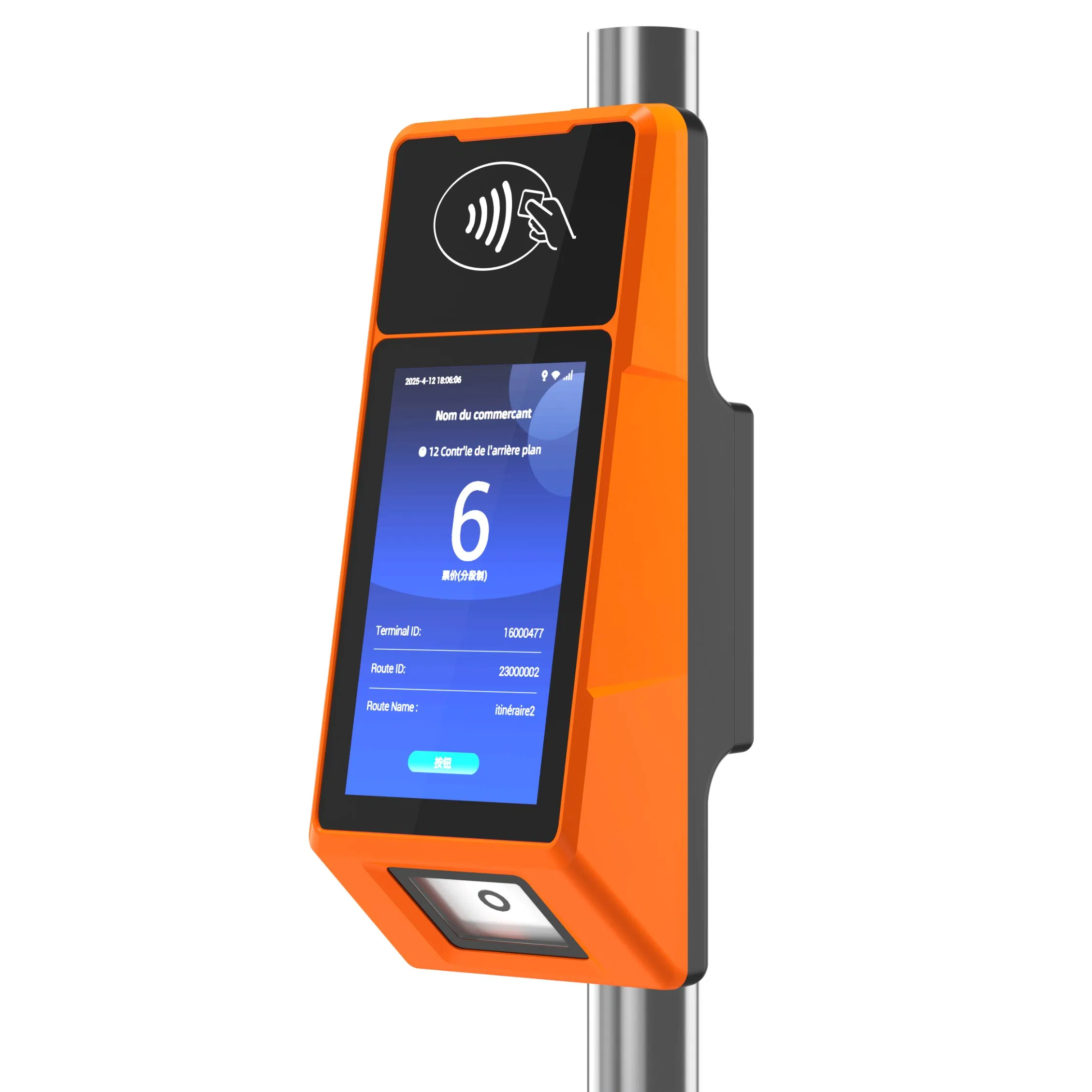 Contactless NFC Bus Validator for Modern Fare Collection Systems