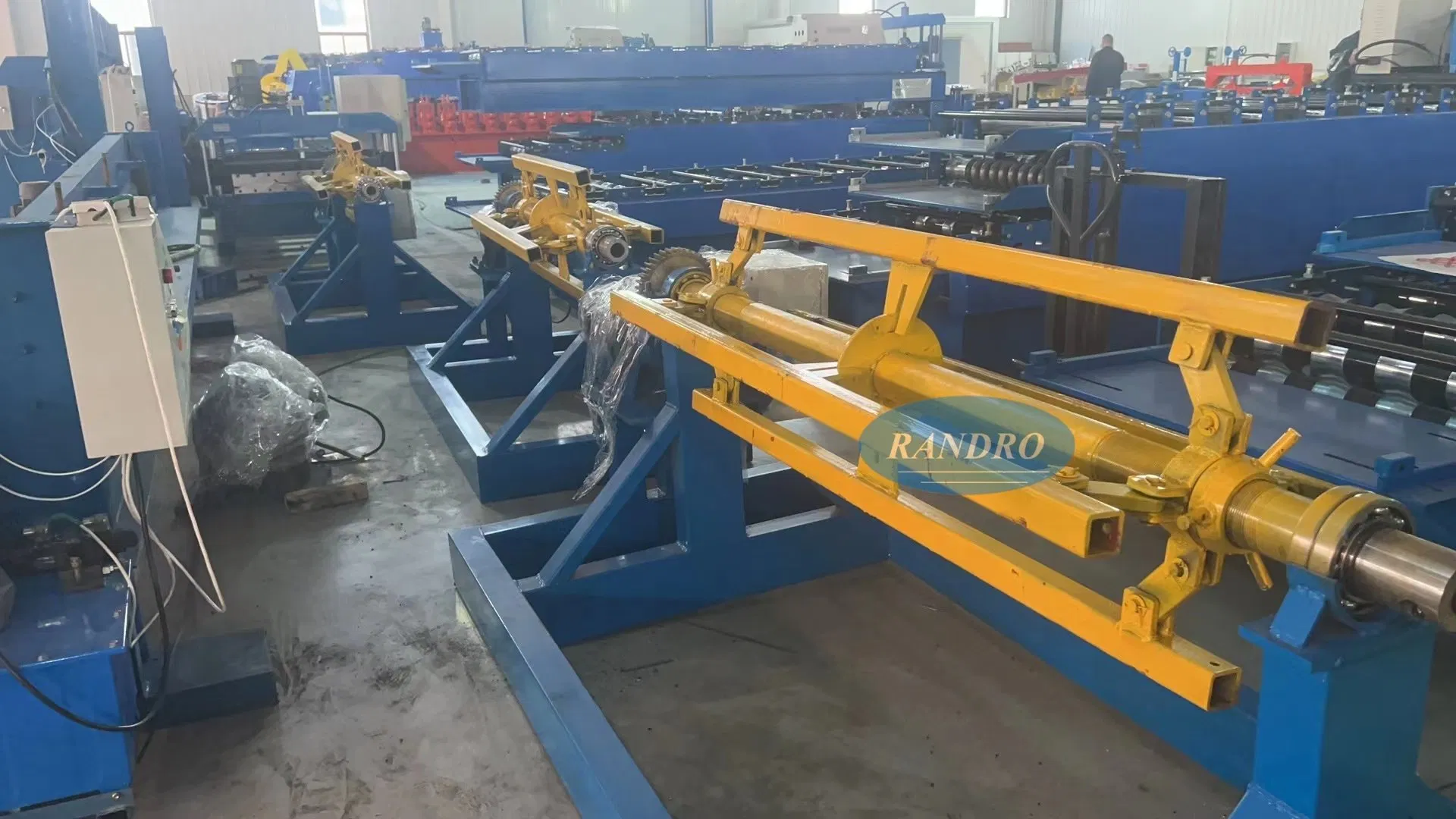 Cheap Cold Roll Forming Machine Steel Used Coil Electric Decoiler 5 Tons 6 Tons Roof Metal Coil Uncoiler