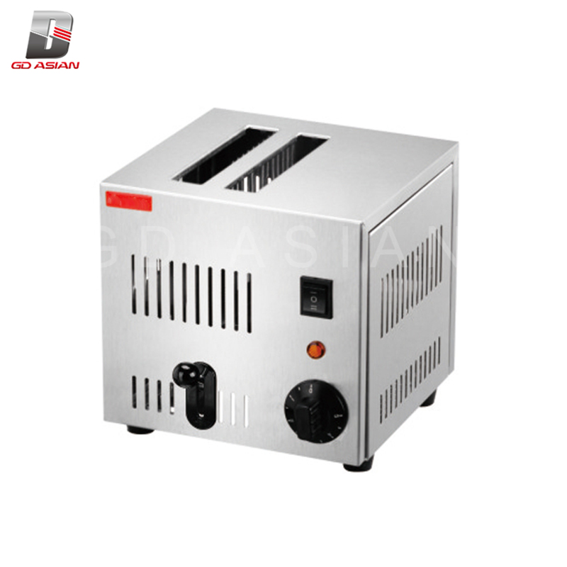 Gdts6 Kitchen Equipment Stainless Steel Manual Ejector Leaver Ectric Toaster
