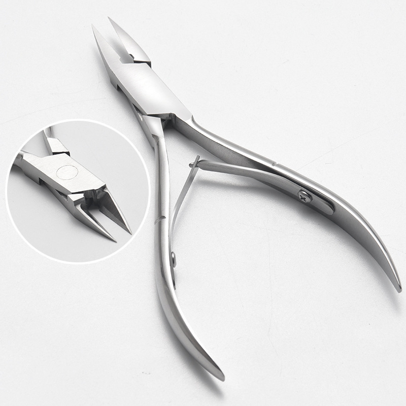 Full Colors Nail Clipper Cuticle Nipper Tweezers Manicure Tool