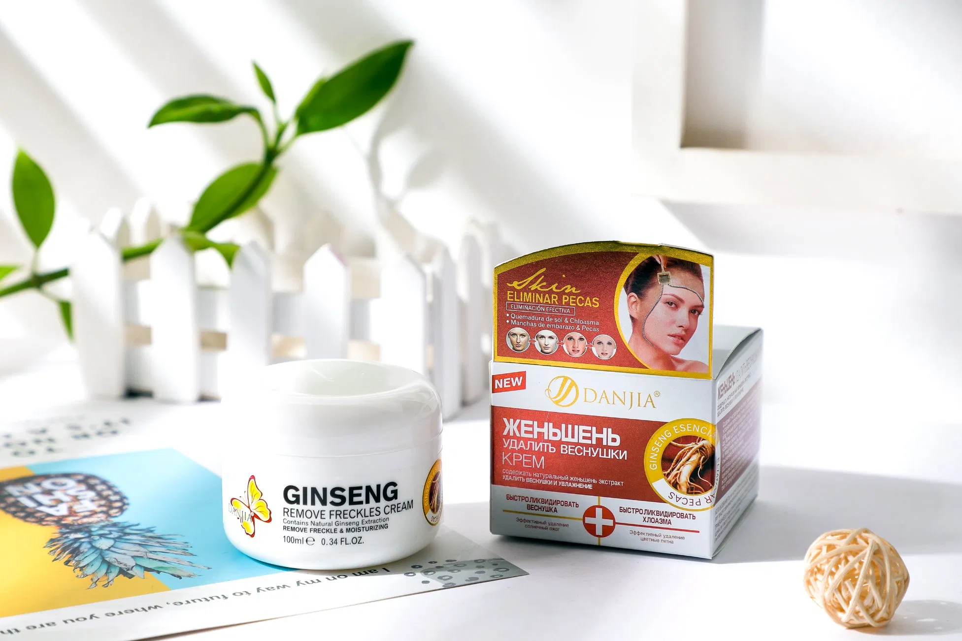 100g Ginseng Anti-Freckle Cream Lightening Anti-Aging Face Cream