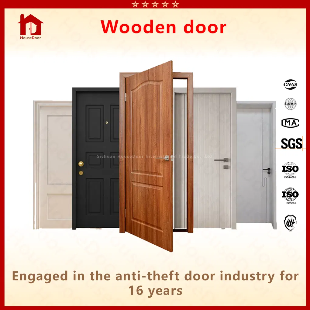 Modern Interior & Entrance Wooden Door, Elegant Engineered Wood/Composite Design, Security Swing/Sliding Option