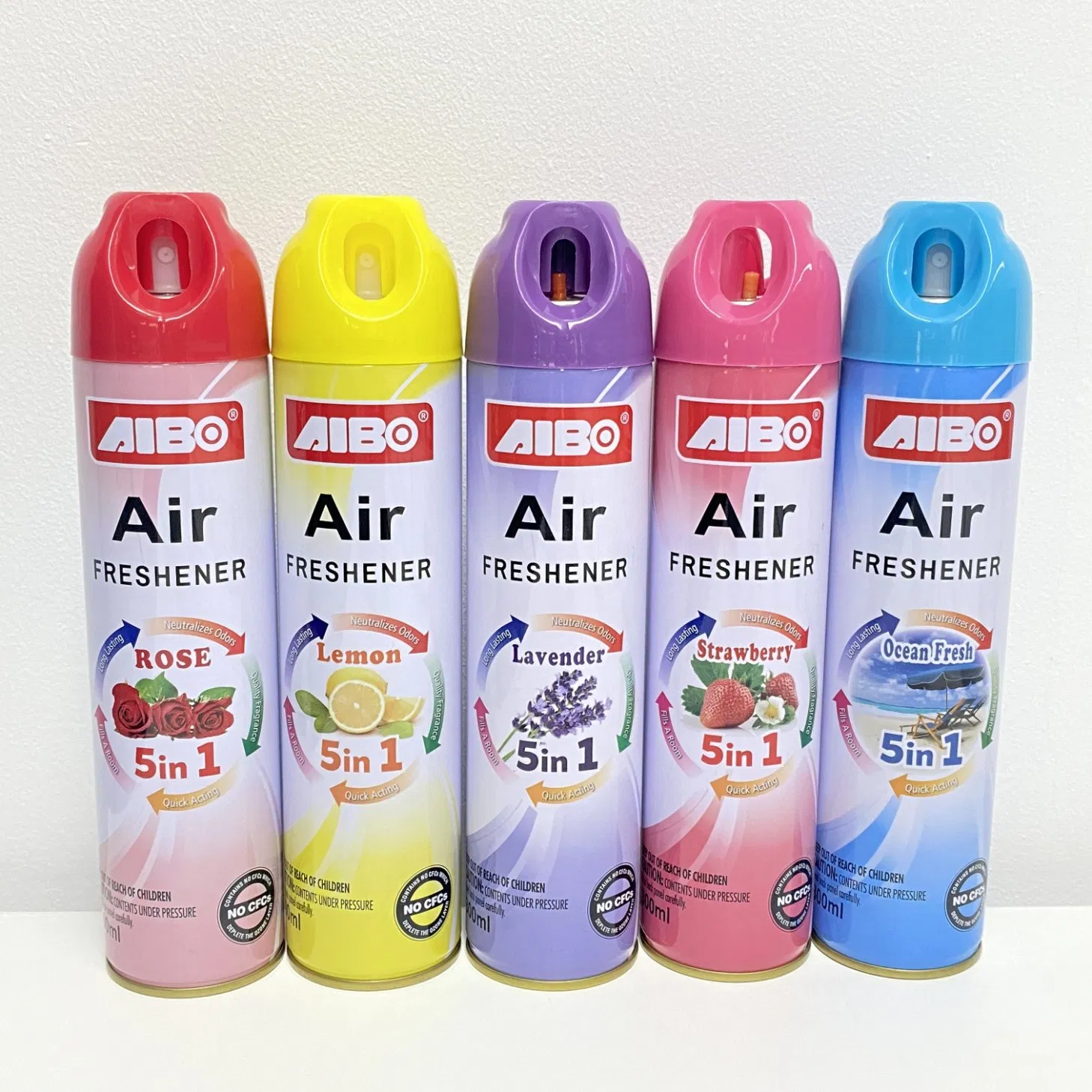 Factory Direct Air Freshener Spray 250ml 300ml 480ml Rose Lavender Ocean Lemon