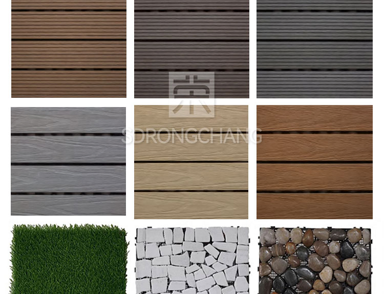 Patioperfect Wood Plastic Composite Flooring for Outdoor Use