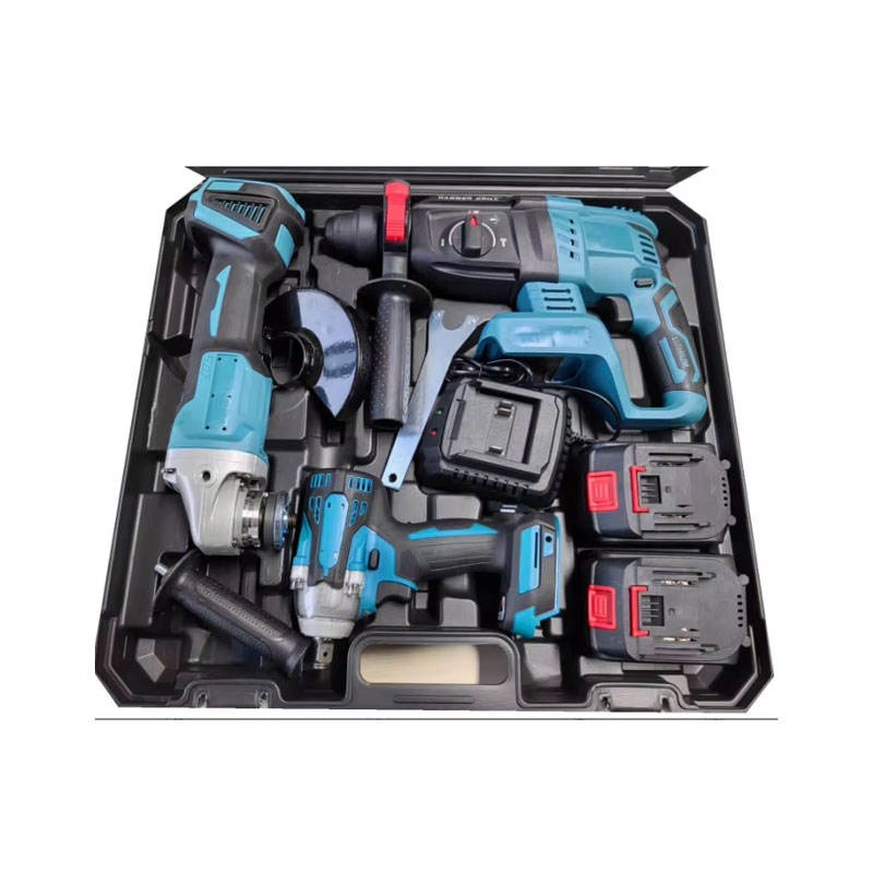 Cisivis 21V Heavy Duty Brushless Cordless Impact Wrench Set, 450 FT. Torque Tool Set with Hammer Drill and 42 Piece Socket Set