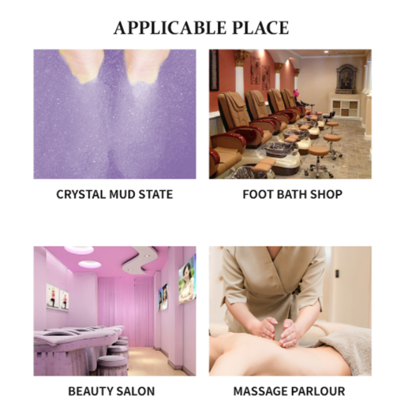 4 in 1 Peeling off Foot Soak Pedicure Salt Lavender Moisturizing Exfoliating Feet Scrub