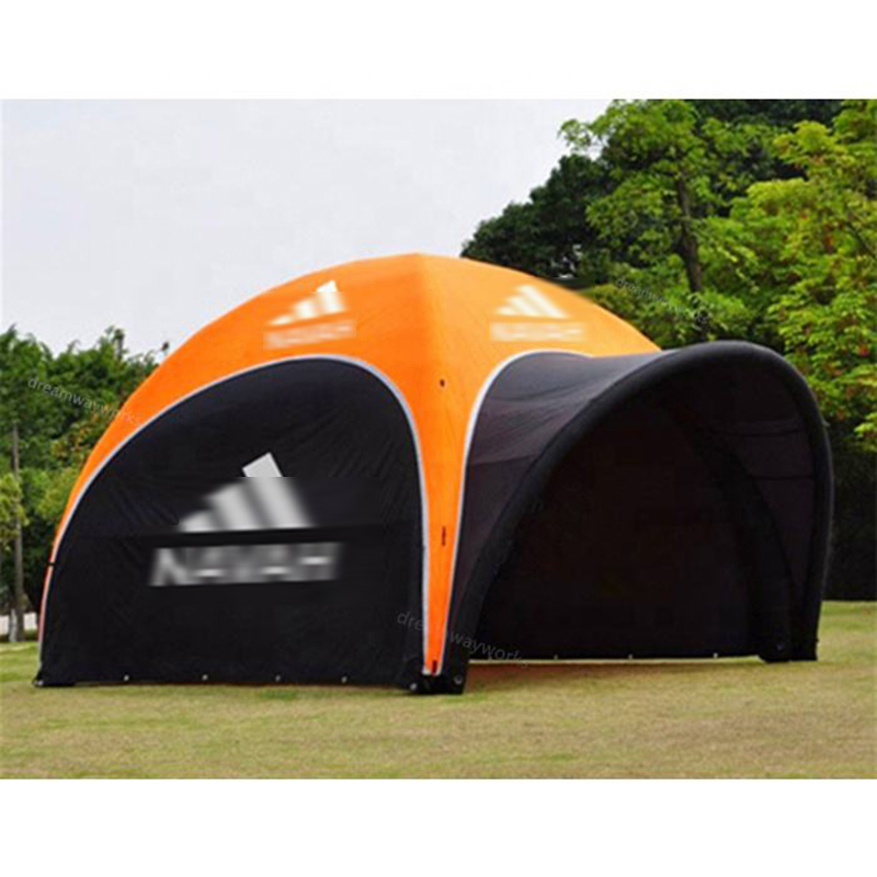 Portable Inflatable Igloo Dome Custom Hood Tent Inflatable Tennis Court Activity Hood Tent 4 X 4m Gazebo Inflatable Sealed Air Tent