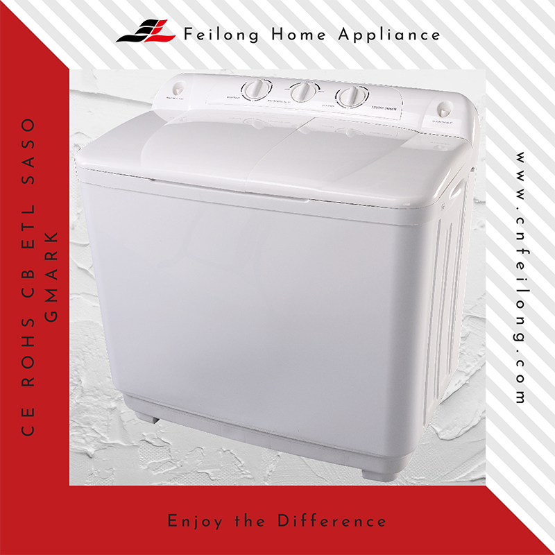 10 Kg Semi-Auto Twin Tub Washer and Dryer Washing Machine
