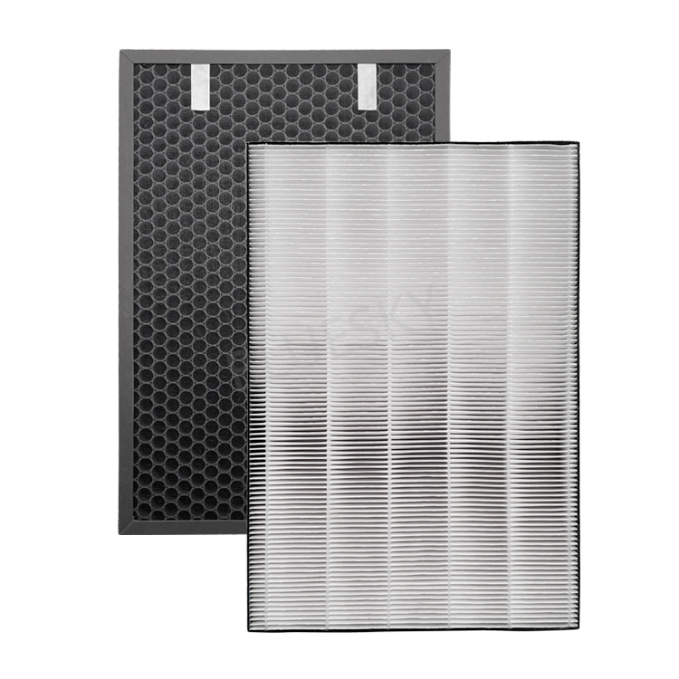 HEPA Filter & Active Carbon Filters for Bissell Air220 2609A Air320 2768A Air Purifiers Part 2677 2678 2804