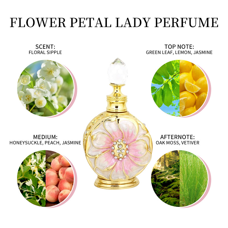 Rose Petals Dubai Arab Stay Fresh Perfume15ml