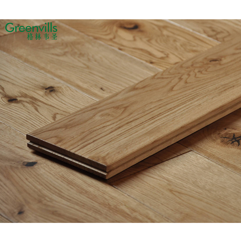 Wholesale Prices 125mm Wide Natural White Oak Solid Hard Wood Flooring Solid White Oak Hardwood Flooring