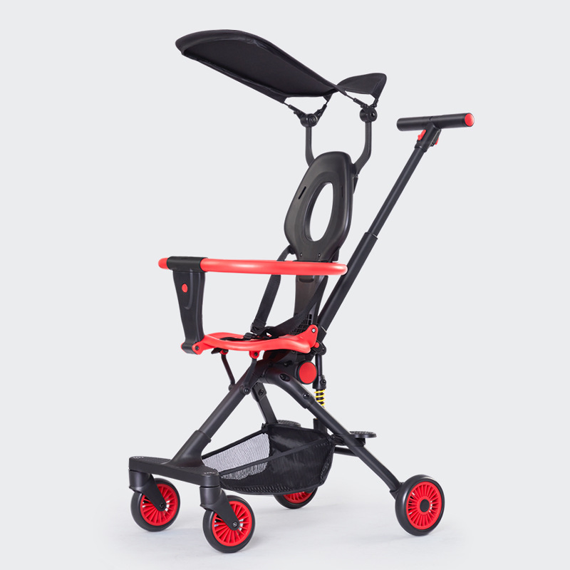 Lightweight and Compact Coast Rider Stroller with One Hand Easy Fold