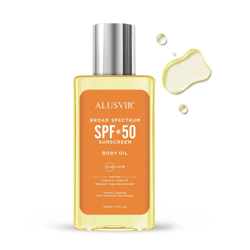 Lightweight 100ml Sunblock SPF 50+ Anti-Aging Brightening Sunscreen Oil