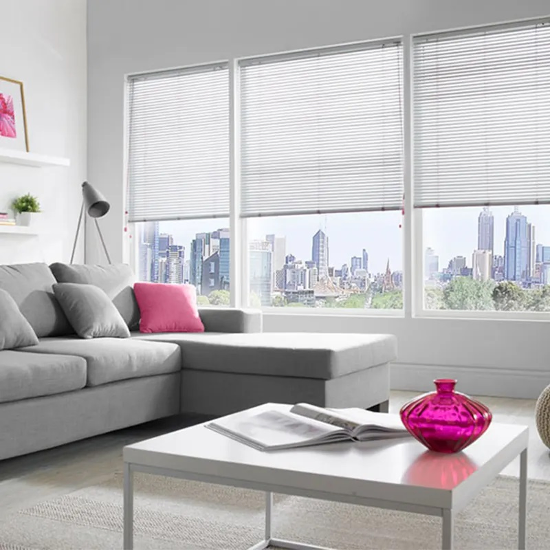 Cordless Blinds Aluminum Venetian Blind Horizontal Window Shades