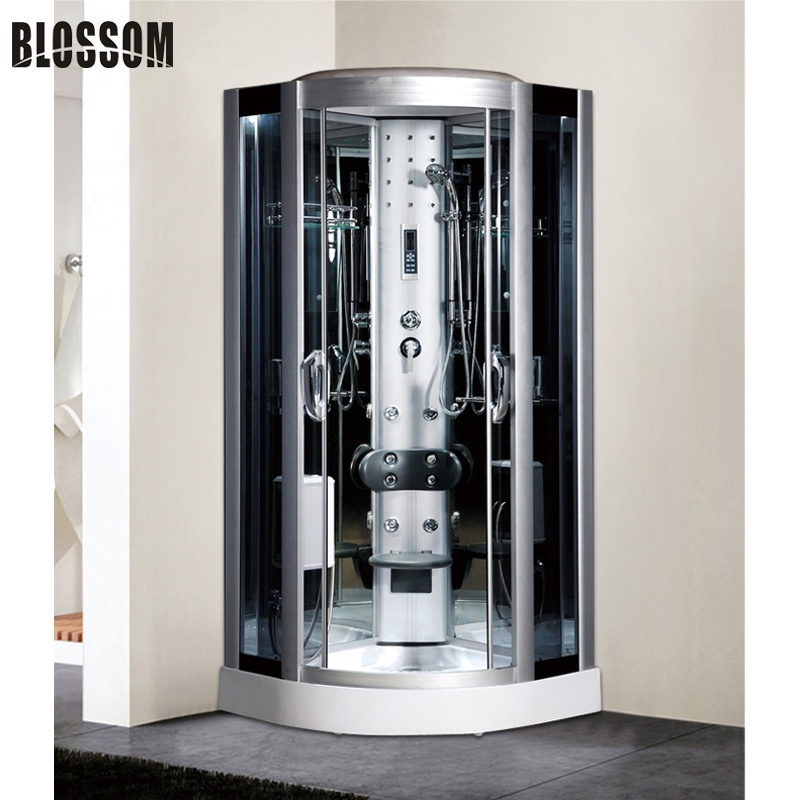 Factory Sanitary Ware Computerized Glass Cabin Massage Steam Bathroom Showers