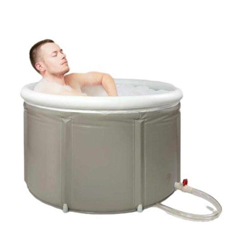 Folding Portable Bathingtub Athlete Ice Bucket Shower Room Tub Inflatable Odorless Bathtub
