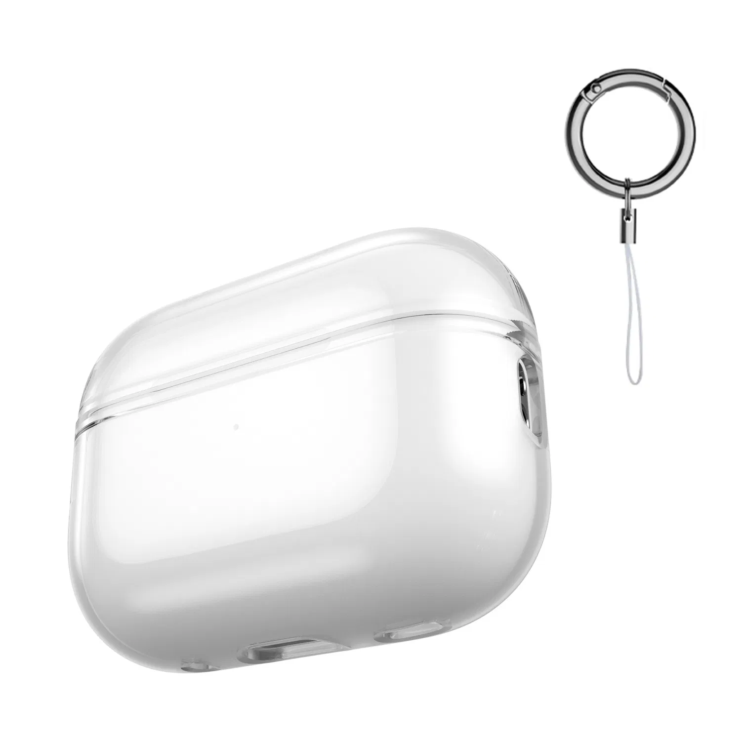 Прозрачный чехол для AirPods Pro 3 2025, защита от потери