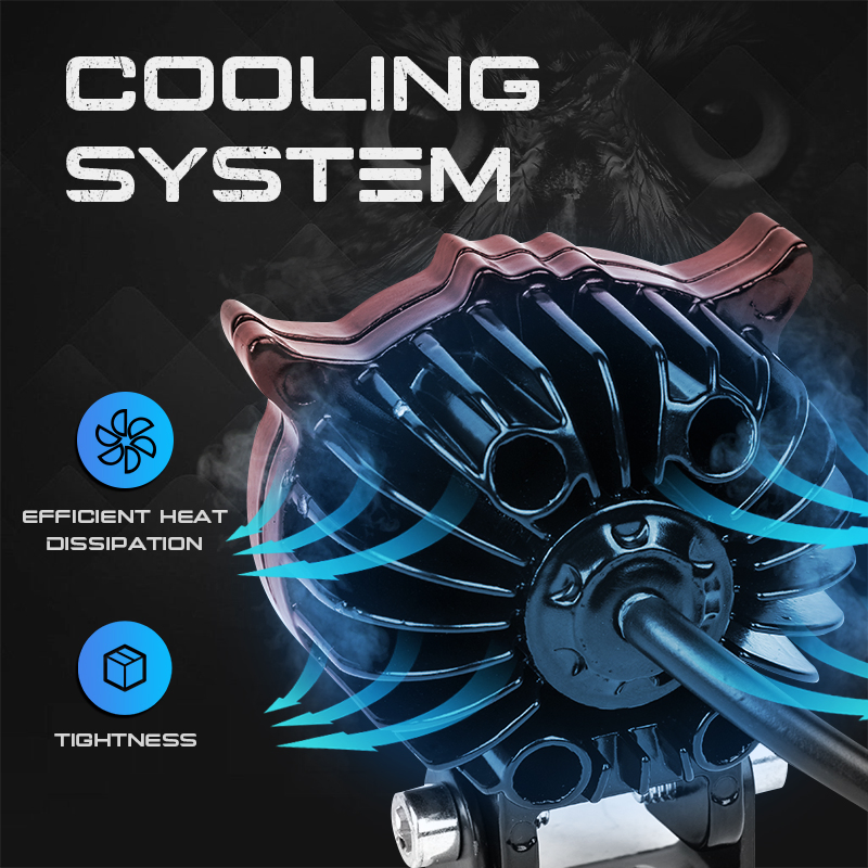 Дополнительный светодиодный фонарь BKR Mini Drive для мотоцикла