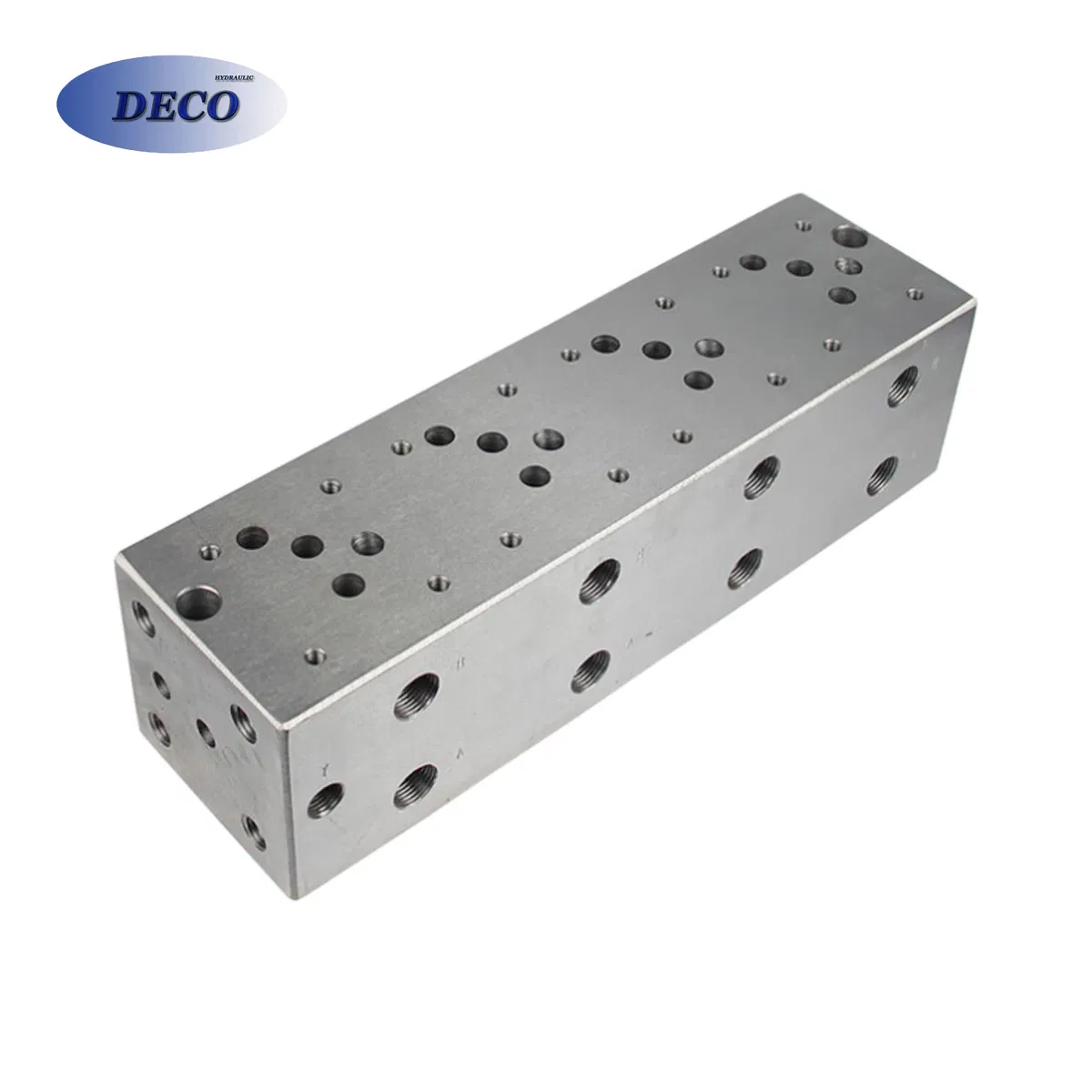 Customized Aluminum/Iron Steel Hydraulic Valve Manifold Block for Solenoid Valve Group