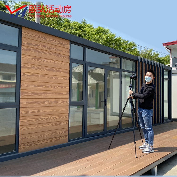 Home Building Project Luxury Container House Ocean Wooden Frame House Fast Construction Apartment Combined Home