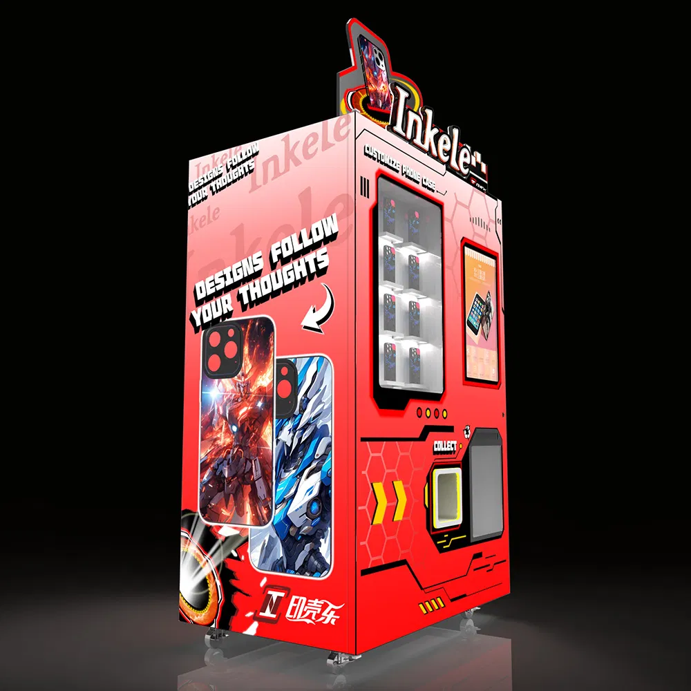 OEM DIY Customized 3D UV Printer Commercial Full Automatic Print Cell Phone Case Slef Printing Vending Machine