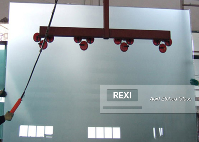 Premium CE Certified Satin Acid Etched Glass Panels for Modern Interiors