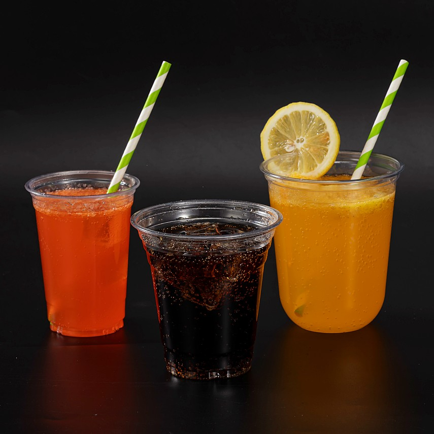 Пластиковые соусницы с крышкой 0.75, 1, 1.5, 2 унции