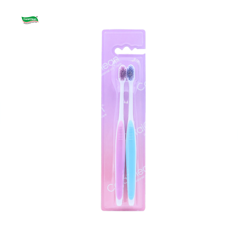 Manufacturer Normal Manual Double Toothbrush Kit Disposable Plastic Toothbrush Soft Medium Bristle