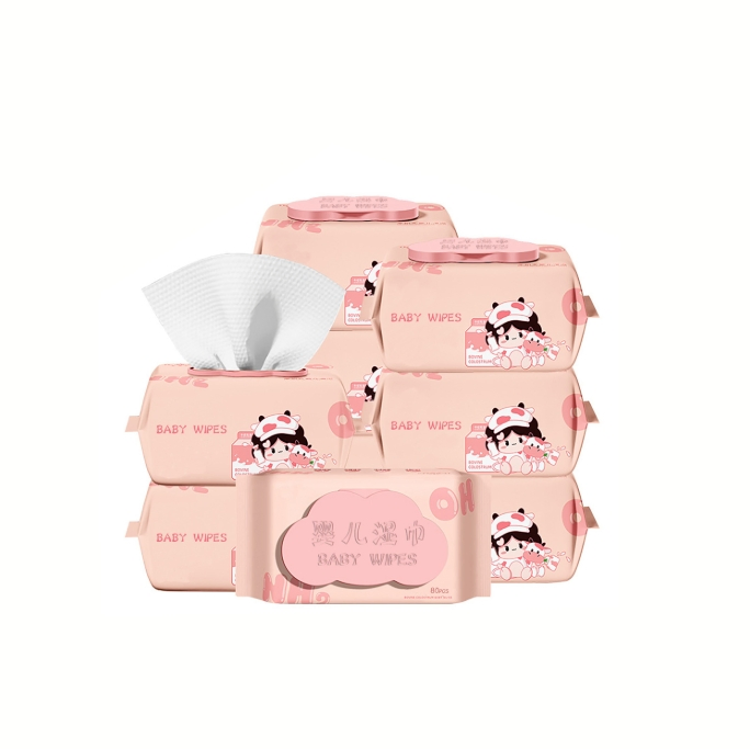 OEM 80PCS High Quality Baby Wet Wipes