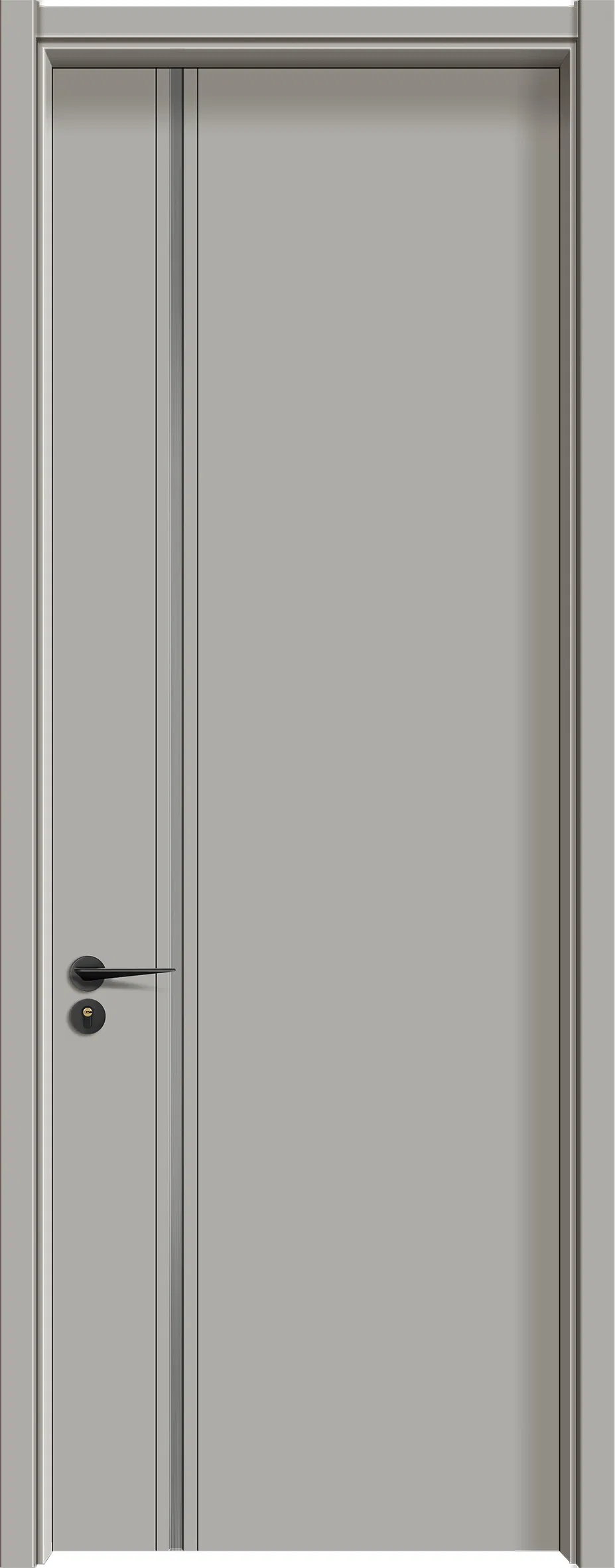 New Design Morandi Color MDF Wooden Door Painting Free Wood Door for Apartment