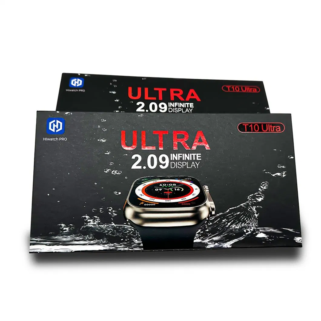 T10uitra Large Screen Multifunction Bluetooth Call Health Monitoring Sports Waterproof Smart Watch