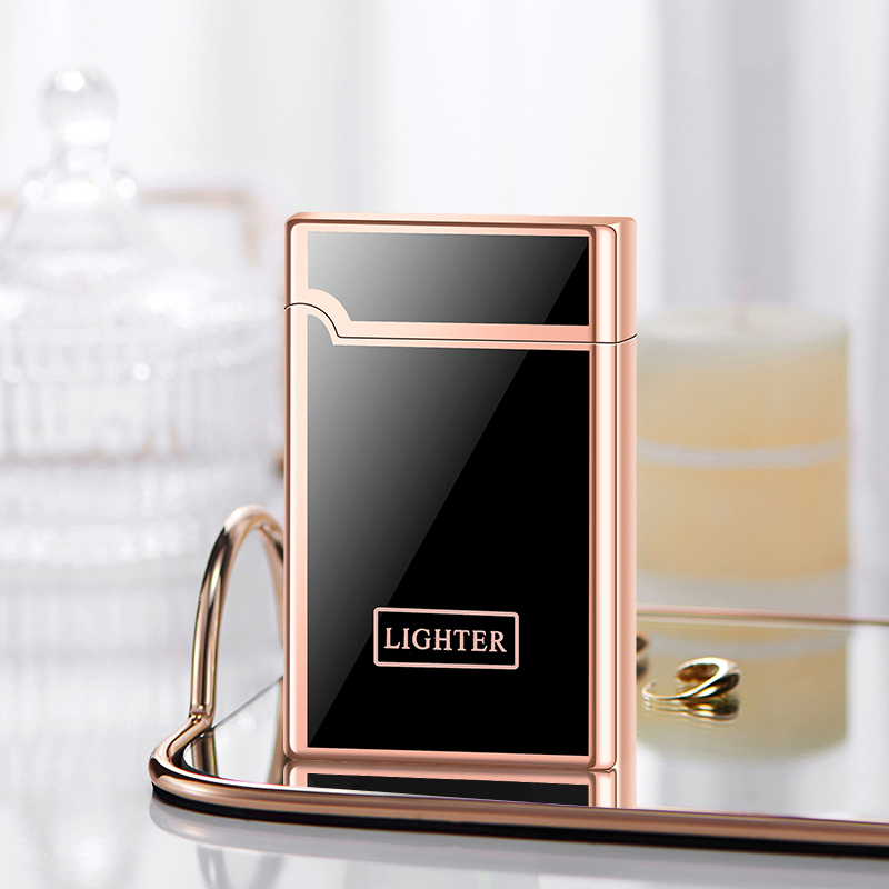 Simple and Luxurious Windproof Alloy Lighter and Cigarette Lighter