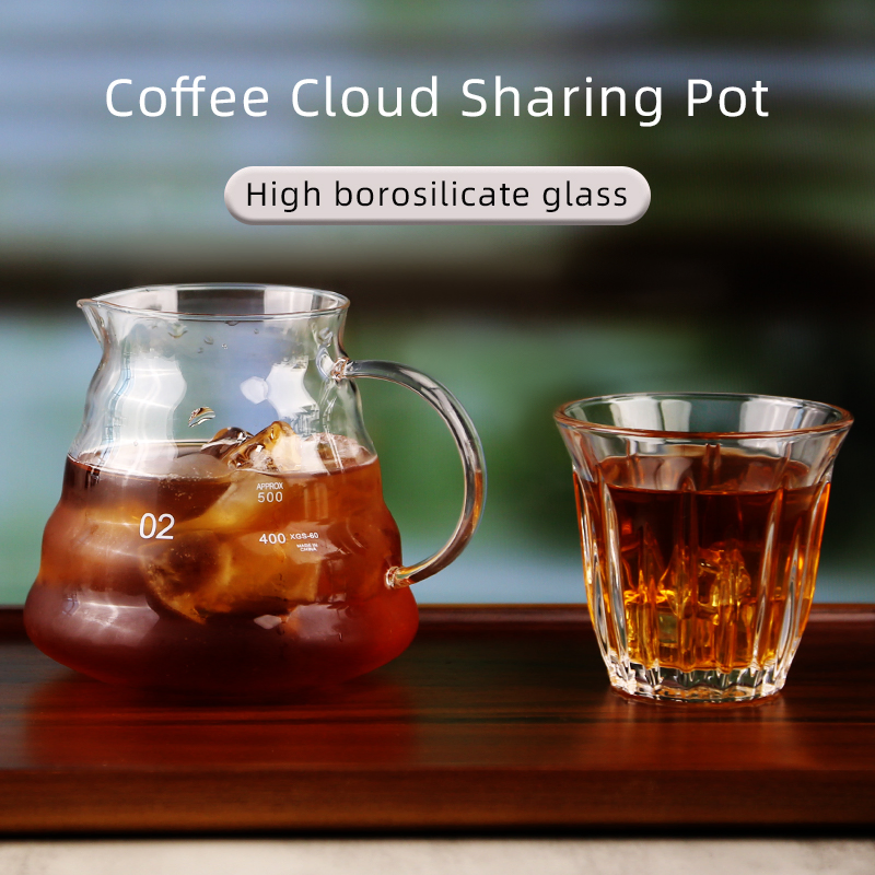 Versatile Coffee Server - Heat-Resistant Borosilicate Glass Carafe