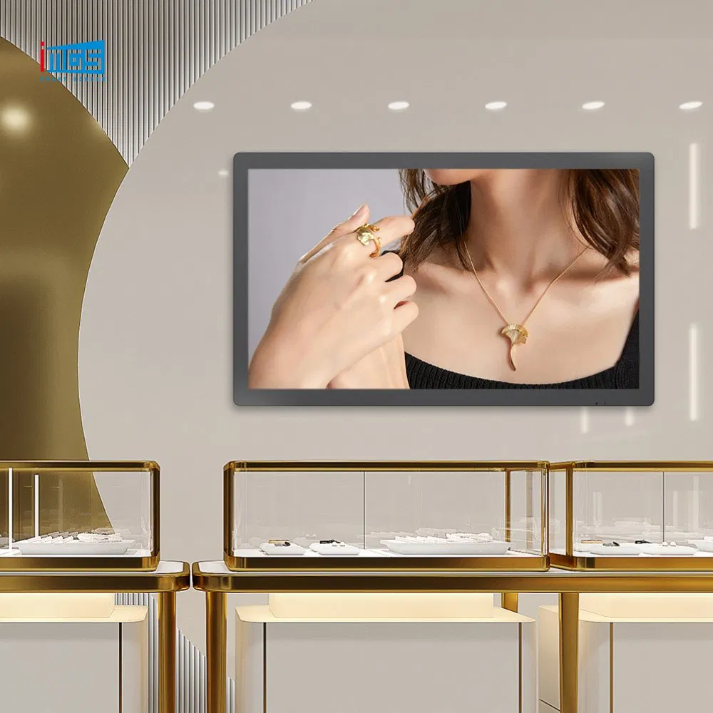 27 32 43 Inch Wall Mount Touch Screen Ultra Thin LCD Digital Signage Display for Elevator